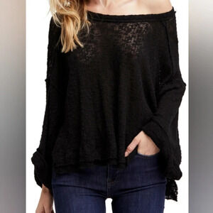 NWT FREE PEOPLE Island Girl Hacci Tee
